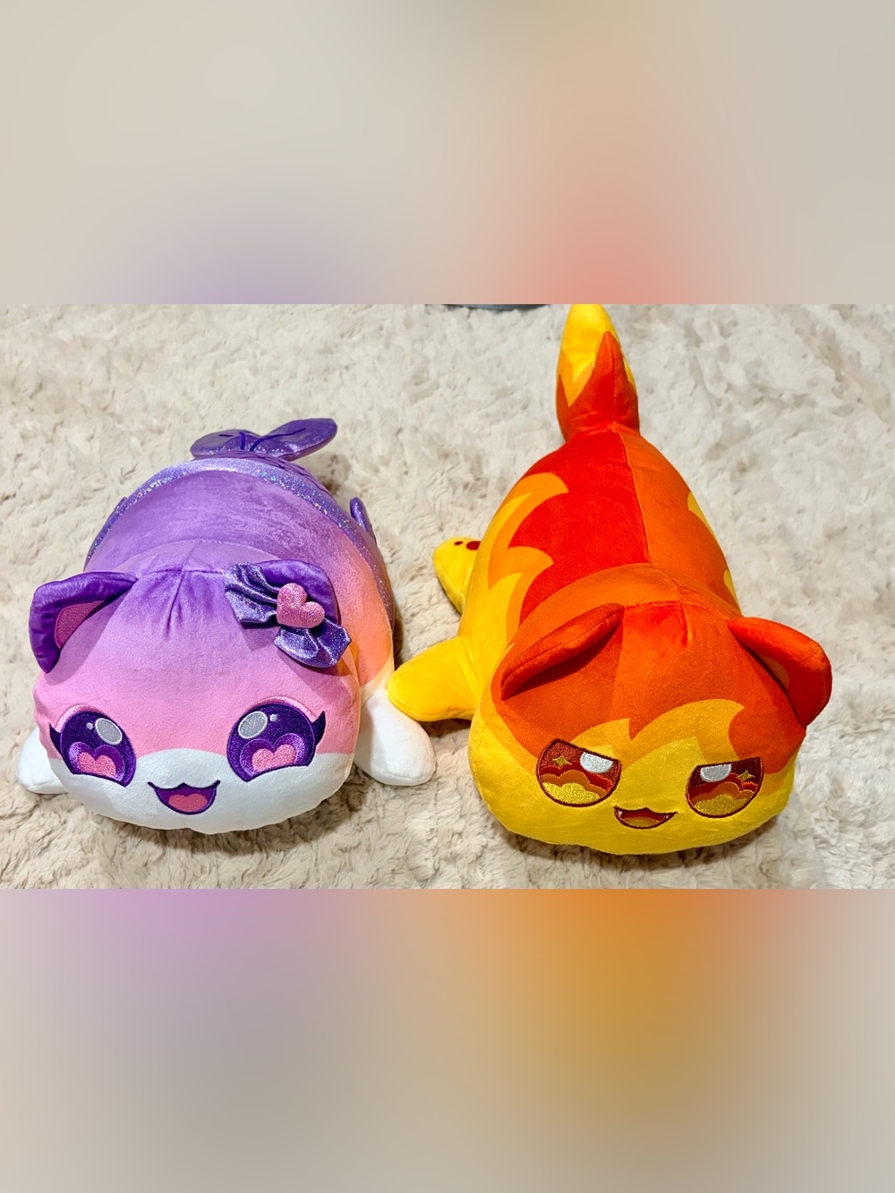 Aphmau Fire Cat & Sparkle Mermaid Cats